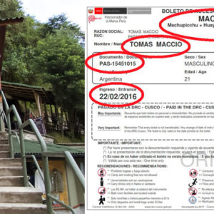 Entradas a Machu Picchu