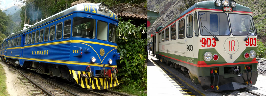 Trenes a Machu Picchu